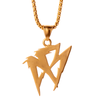 Gold stainless steel Insignia Necklace
