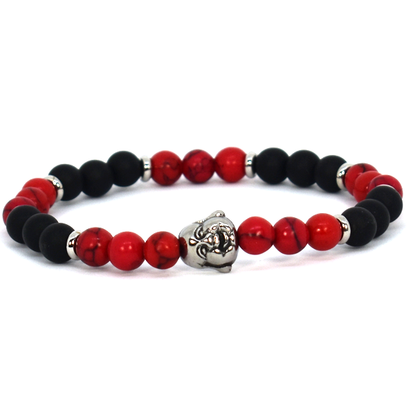 Black and Red Dragon bracelet