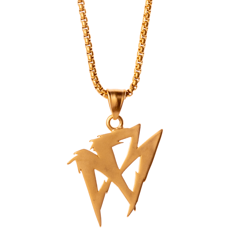 Rose Gold satinless steel Insignia necklace